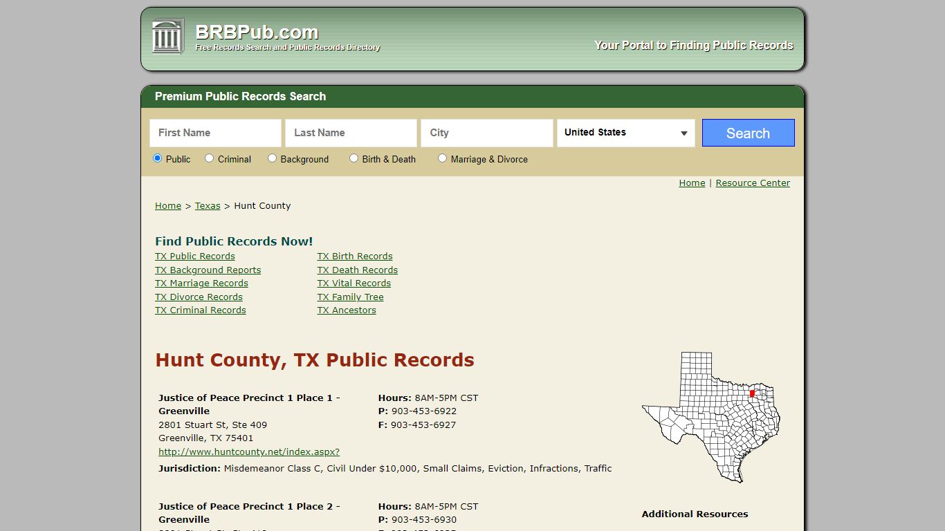 Hunt County Public Records | Search Texas Government Databases